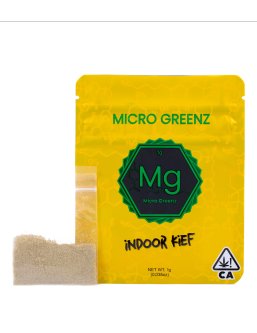 Photograph of product: Micro Greenz Kief 1g - White Apple Tartz (H)