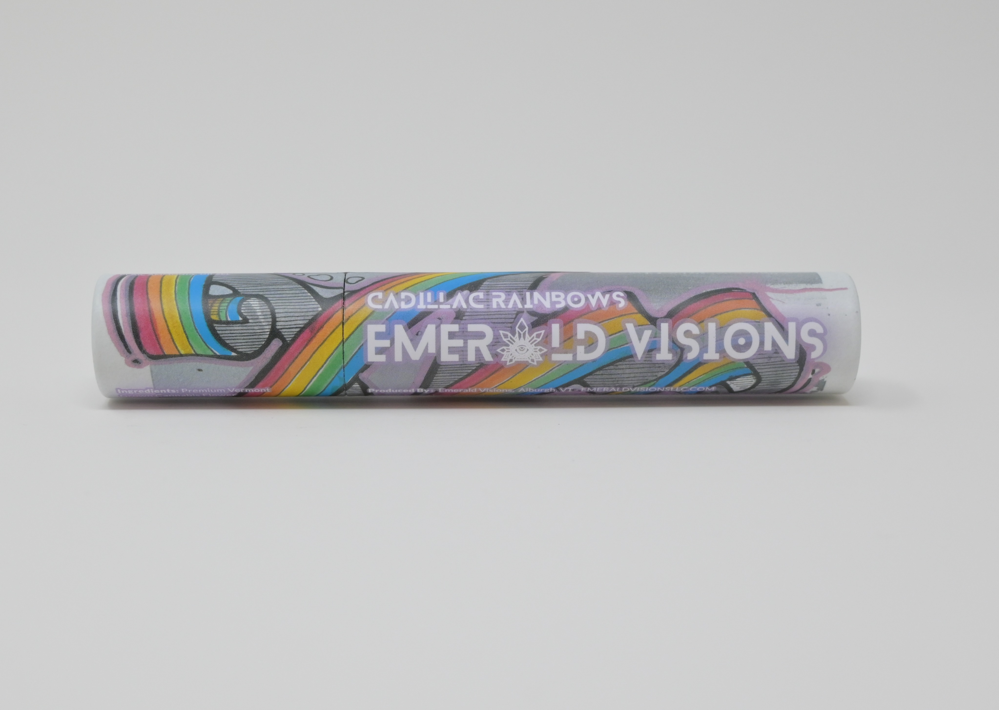 Photograph of product: Emerald Visions Cadillac Rainbows Preroll