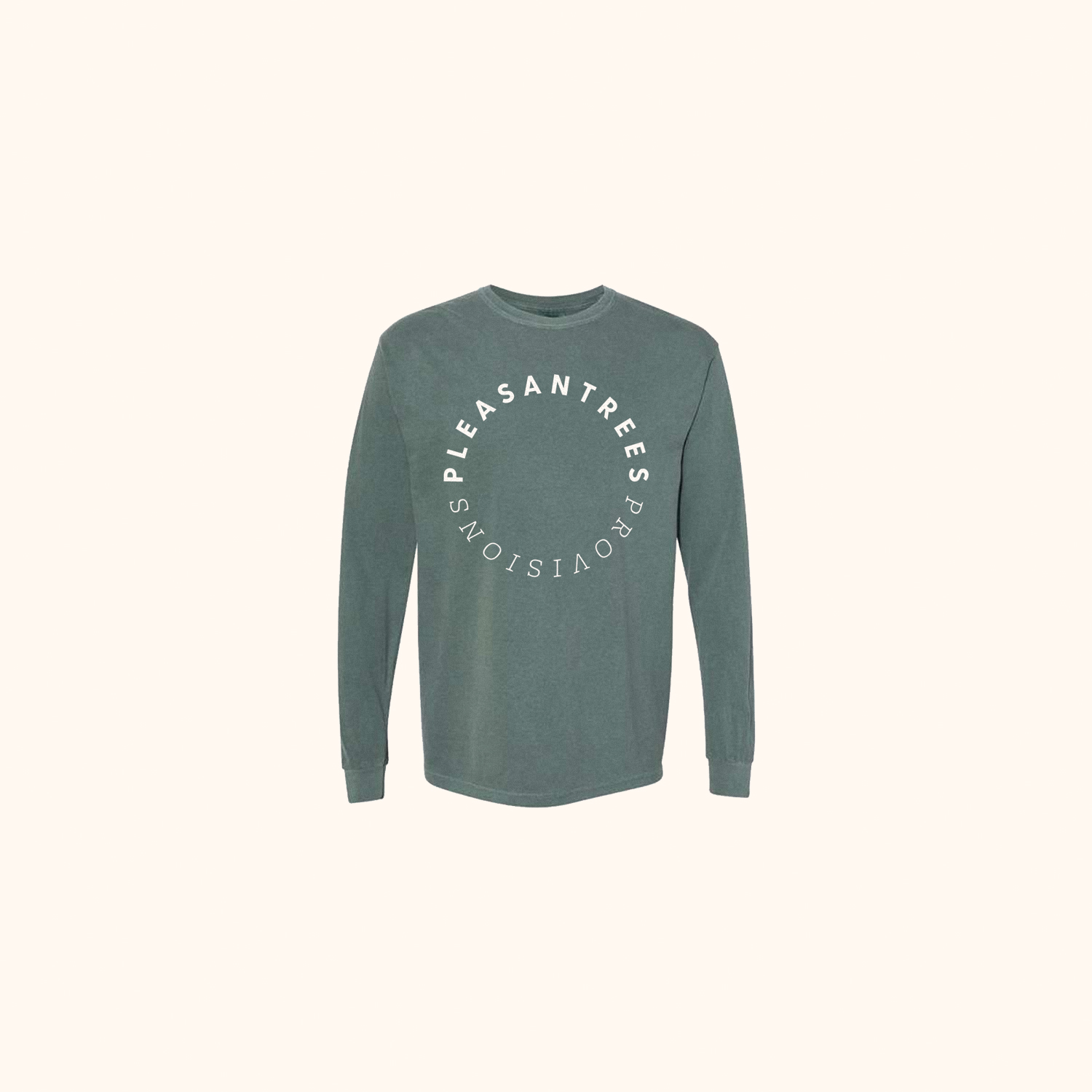 Photograph of product: Pleasantrees | Provisions Long Sleeve | Green | XXXL