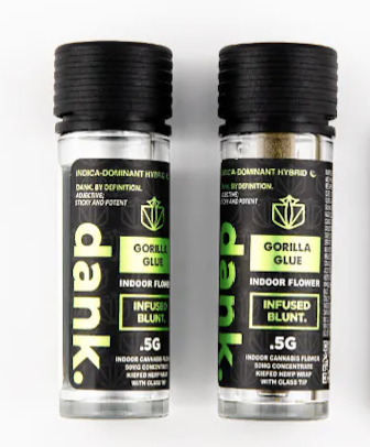 Photograph of product: Dank | Gorilla Glue | Infused Pre-Roll | 0.5g