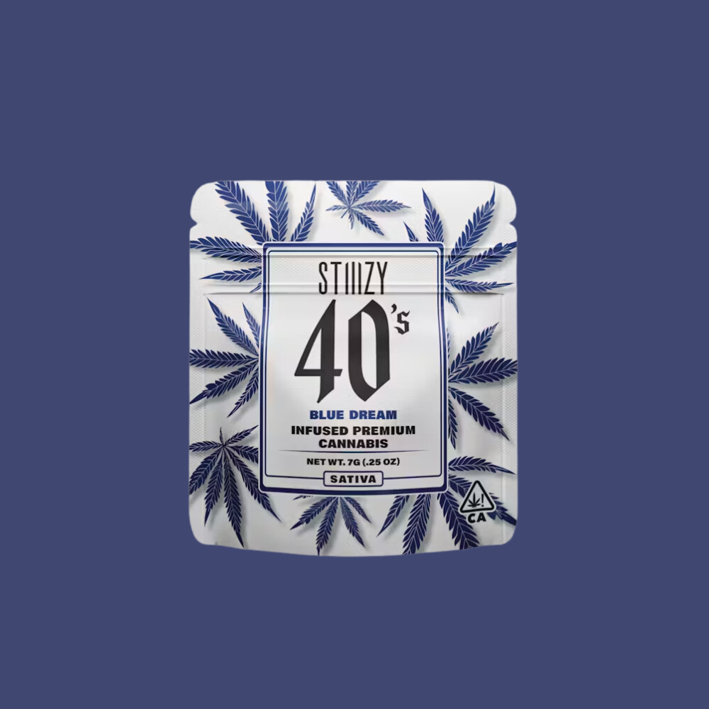 Photograph of product: Infused 40's Blue Dream Mylar - 7g