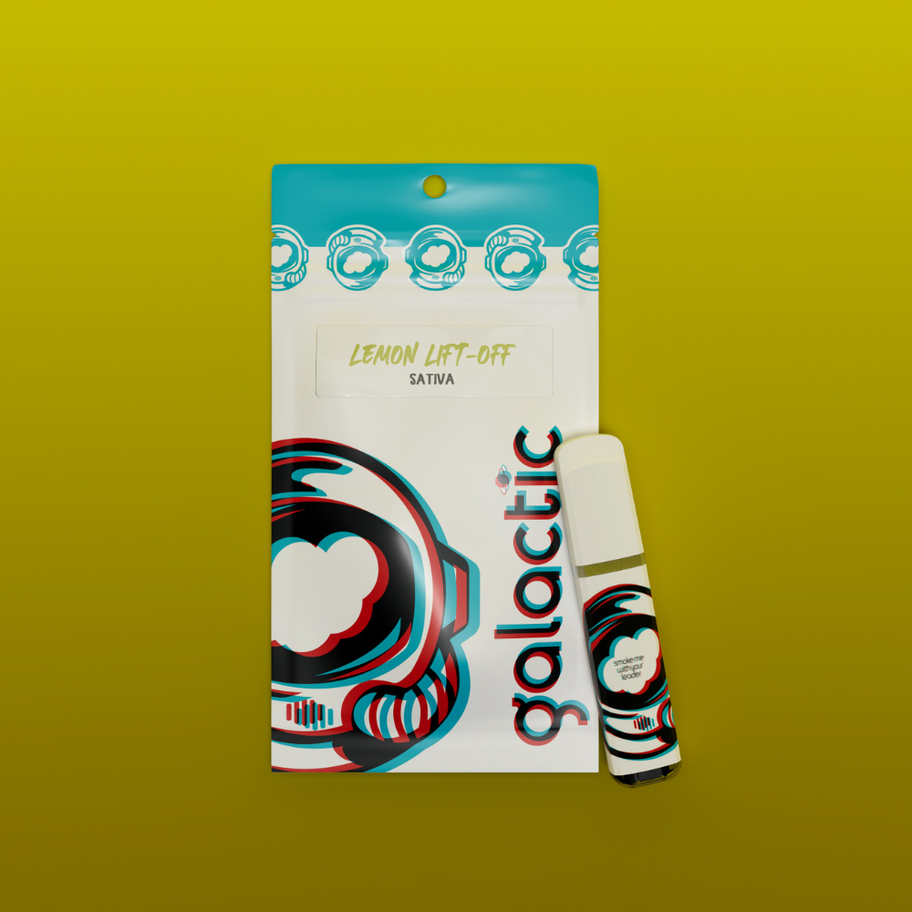 Photograph of product: Lemon Lift-Off Disposable Vape | 1g | 93% TAC