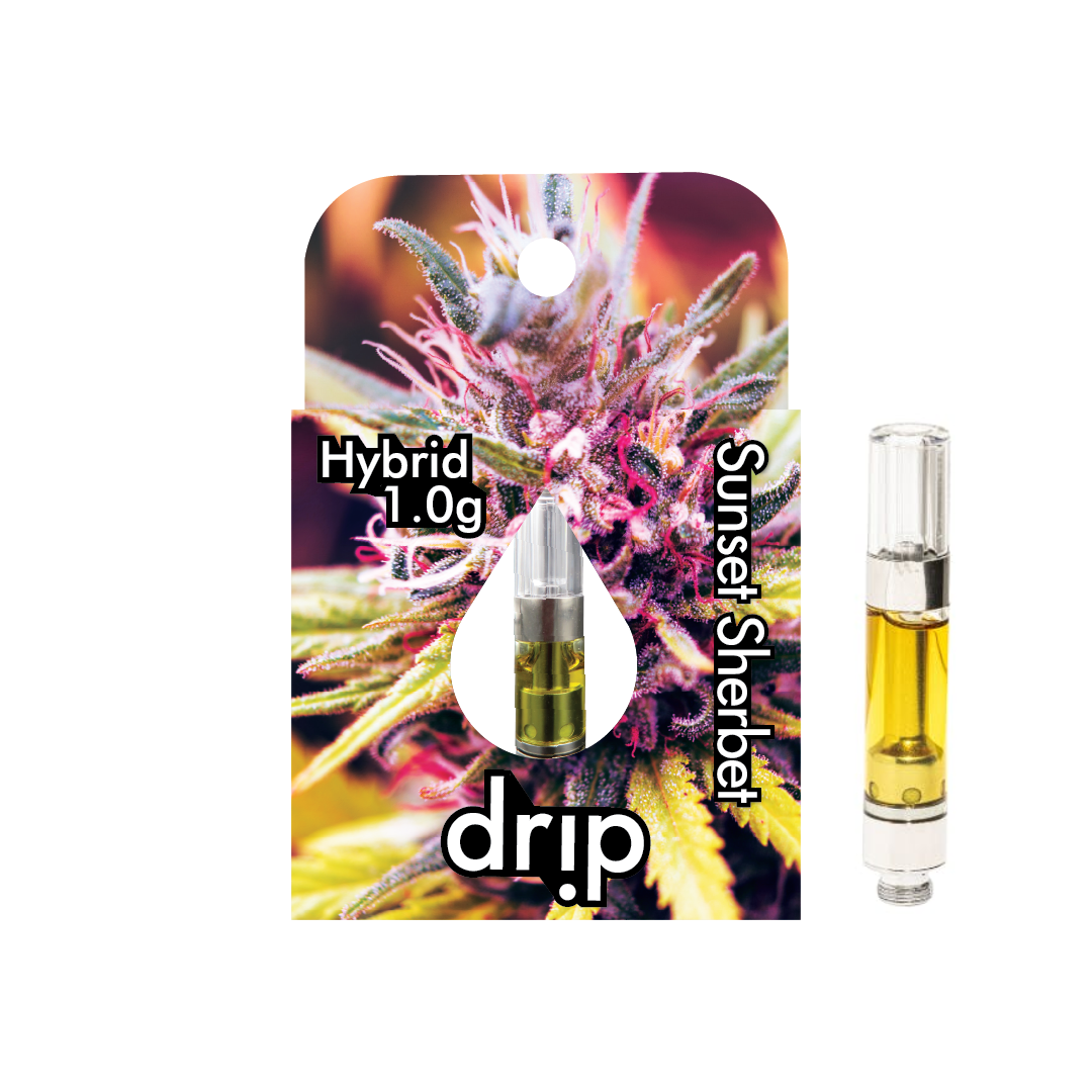 Photograph of product: Drip | Sunset Sherbert Distillate Cartridge | 1g
