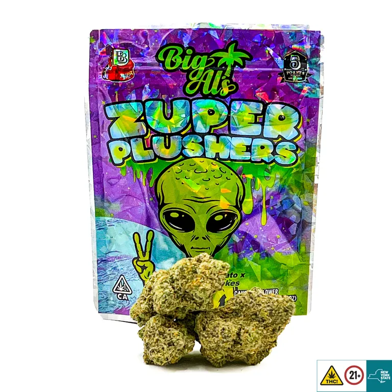 Photograph of product: Backpack Boyz - Prepack 8th - Zuper Plushers - 3.5g