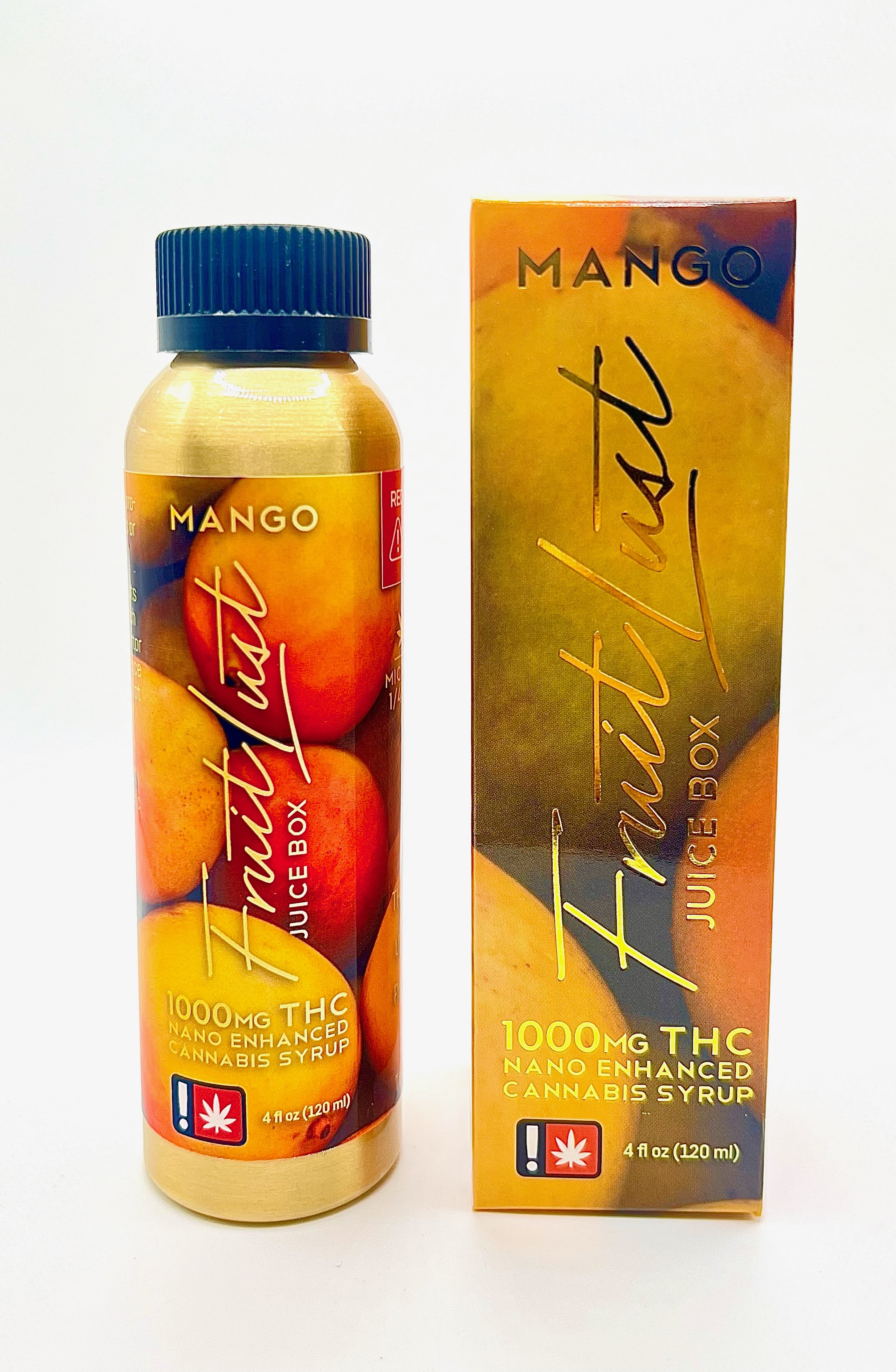 Photograph of product: Fruit Lust | Mango | 1,000mg Nano Infused Syrup