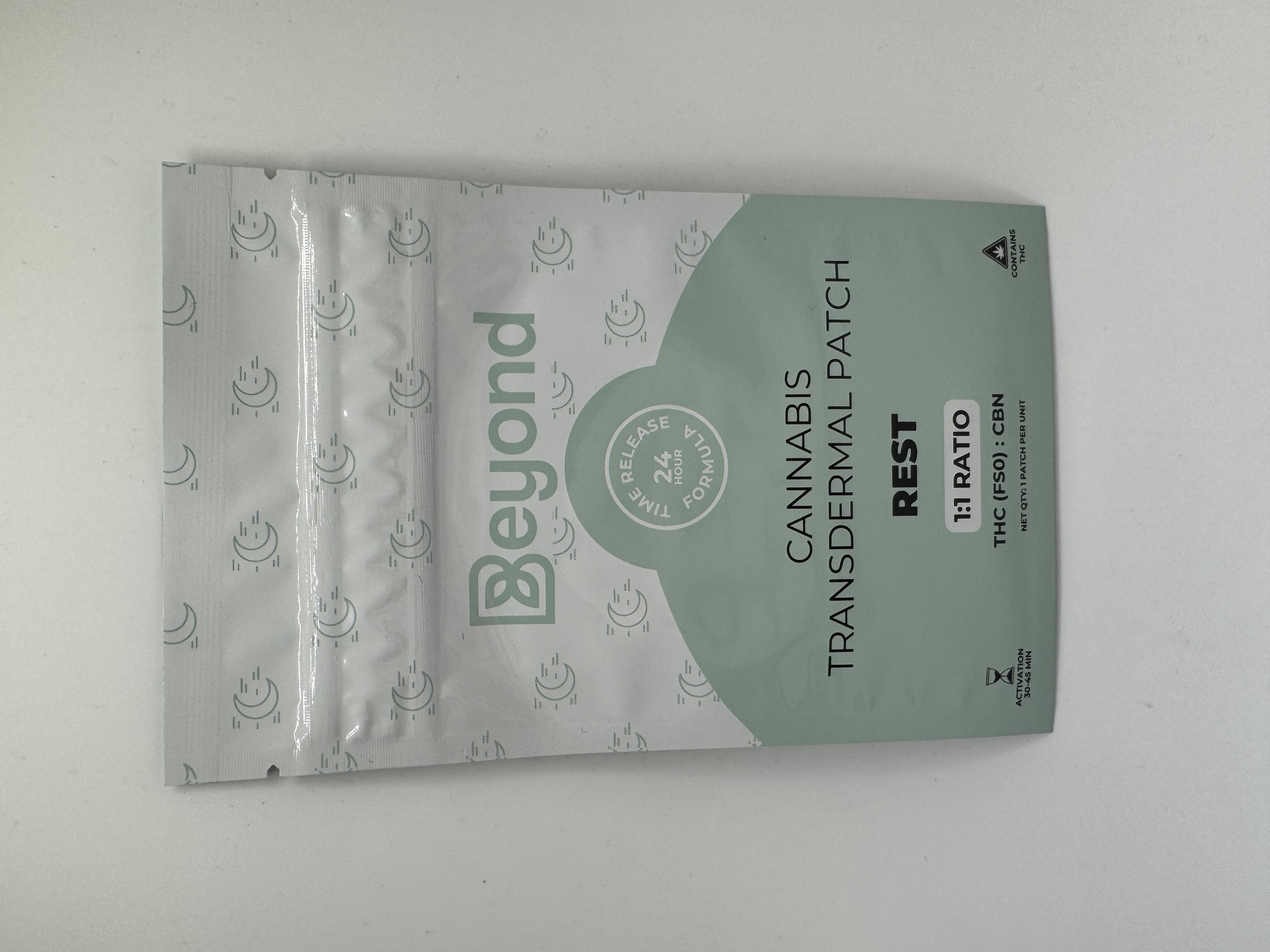 Photograph of Product: TRANSDERMAL - REST - 25MG - 1:1 THC (FSO) : CBN