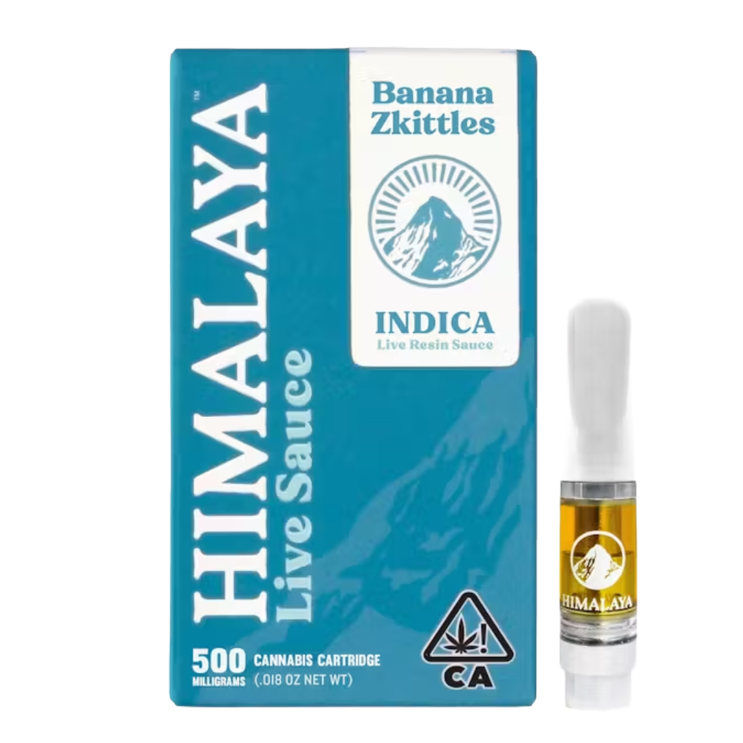Photograph of product: HIMALAYA - BANANA ZKITTLEZ LIVE RESIN SAUCE 500MG