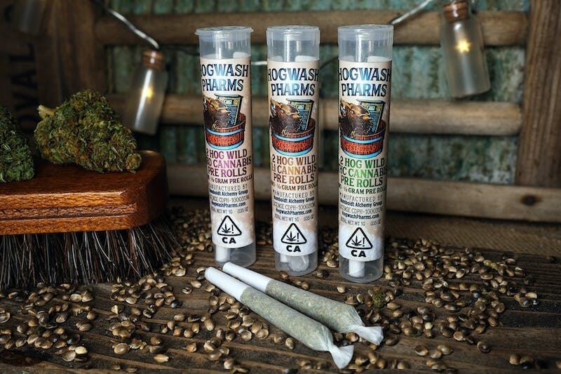 Photograph of product: Hogwash Pharms - Whitethorn Rose - 2 1g. pre rolls