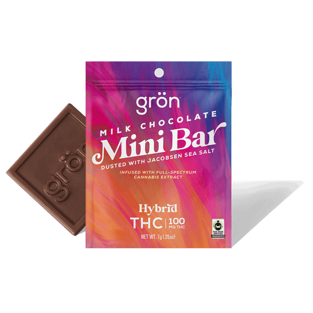 Photograph of product: Gron - Milk Chocolate Mini Bar Hybrid