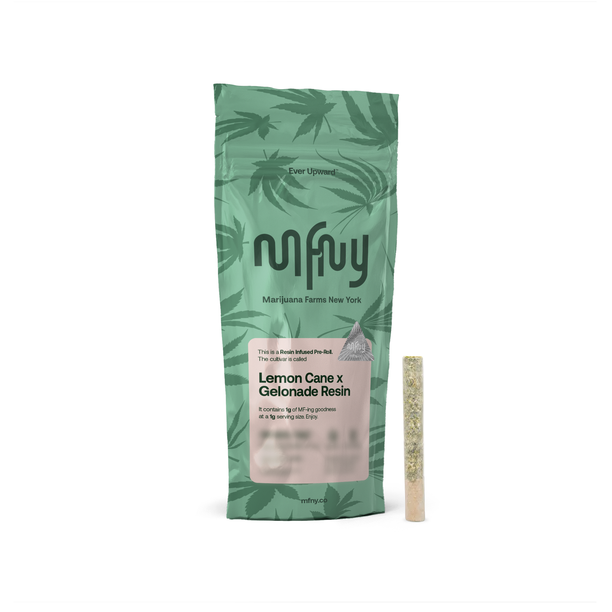 Photograph of product: MFNY | Pre-roll | Gelonade x Lemon Cane | Infused | SINGLE | .75g