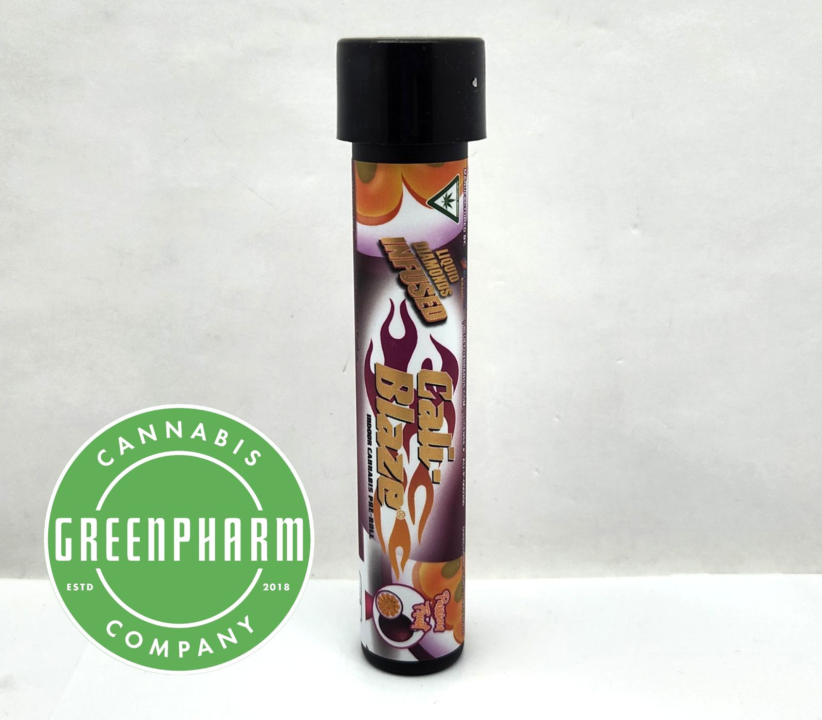 Photograph of product: Infused Pre-Roll | Cali-Blaze | Passion Fruit