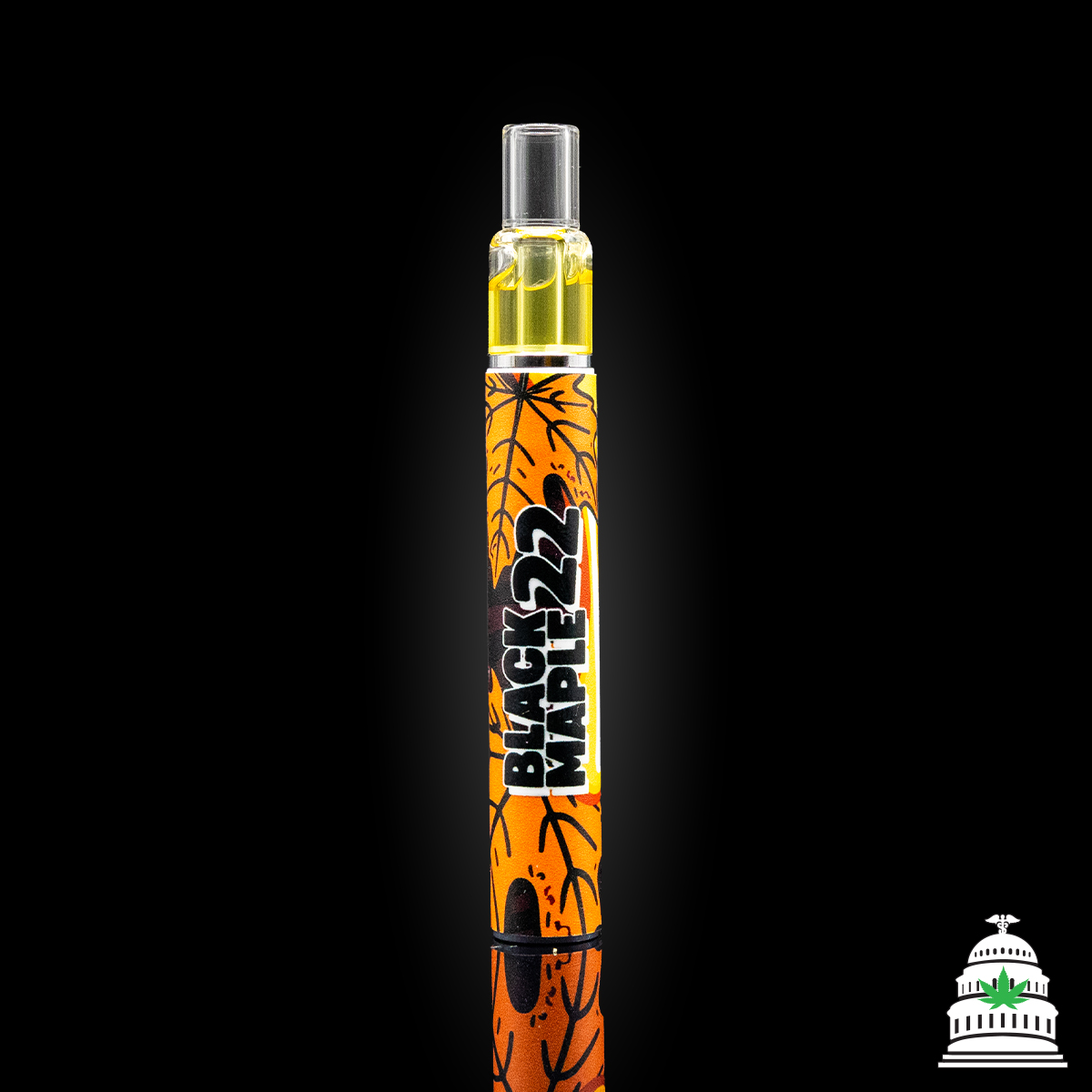 Photograph of product: Black Maple 22 - Gingy Stick Rosin Disposable