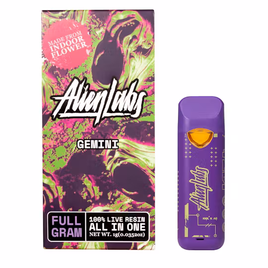 Photograph of product: Alien Labs | Gemini - All In One Vape - Full Gram