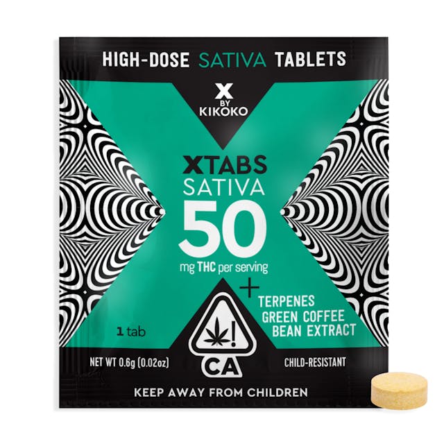 Photograph of product: Oui'd XTABS | 50mg x 20