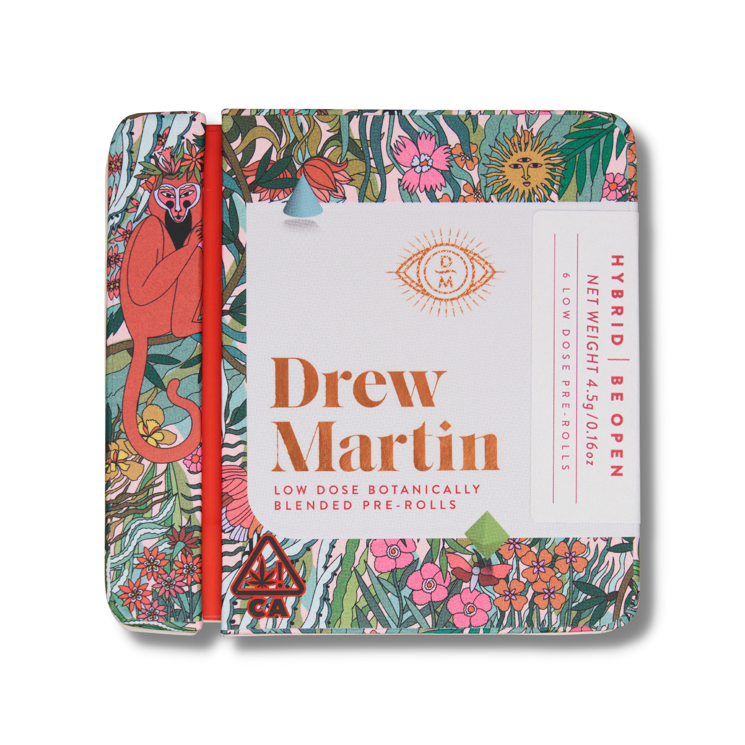 Photograph of product: Drew Martin | Be Open | Hybrid + Rose Petal 6-Pack (4.5g)