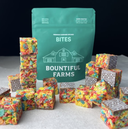 Photograph of product: 50mg Rainbow Mello Bites