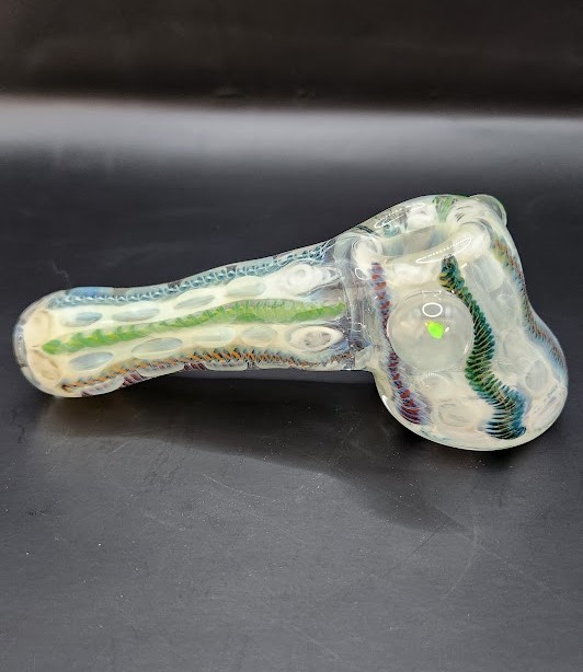 Photograph of product: Glass - Large 3 hole hammer pipe