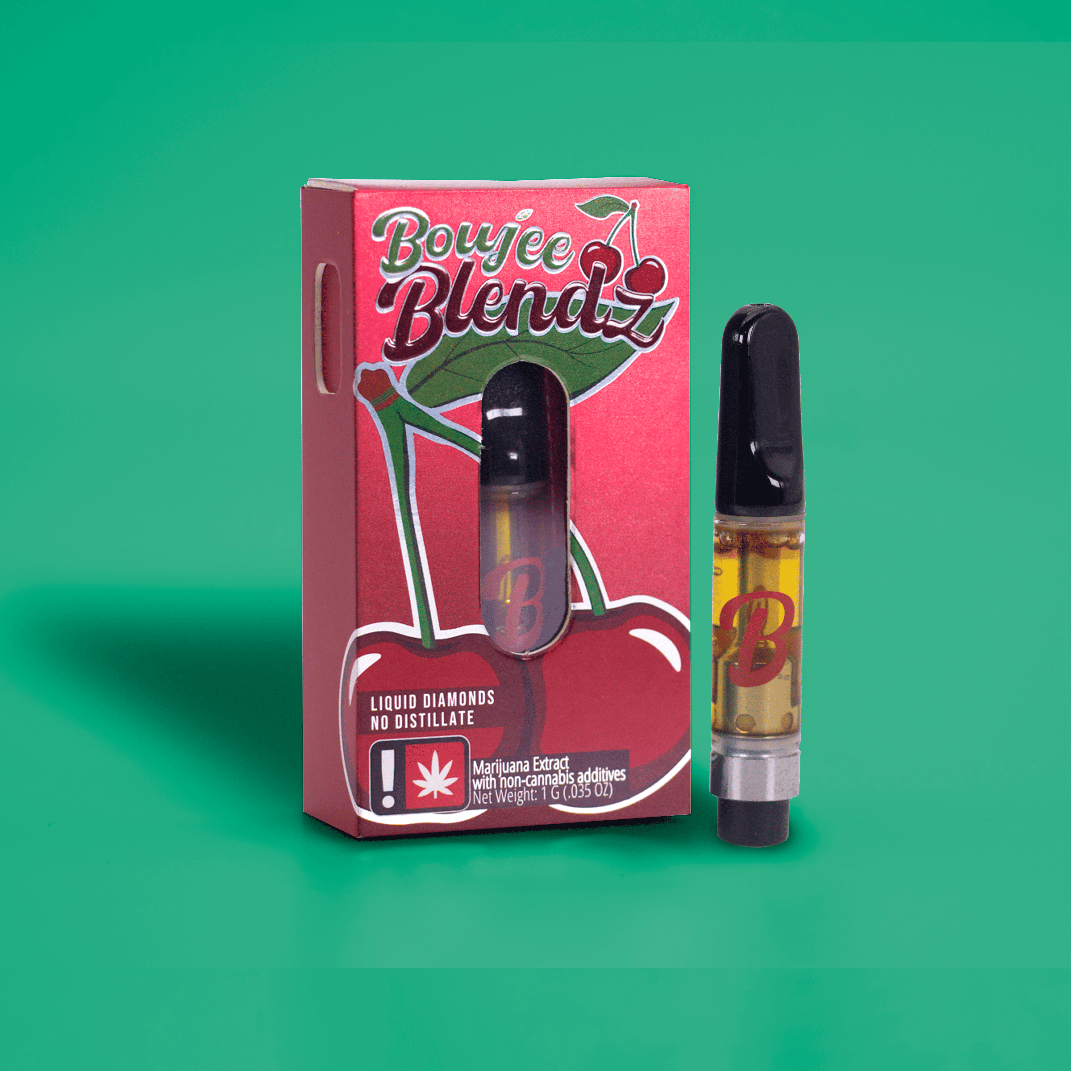 Photograph of product: Boujee Blendz - Cherry - 1g Cart