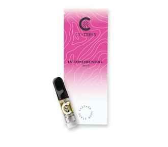 Photograph of product: City Trees LV Confidential .5g Vape Cartridge
