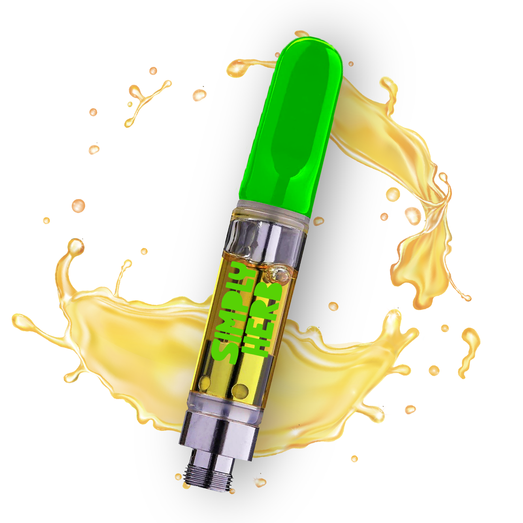 Photograph of product: Simply Herb | Banana Rainbow | Vape Cartridge | 1g