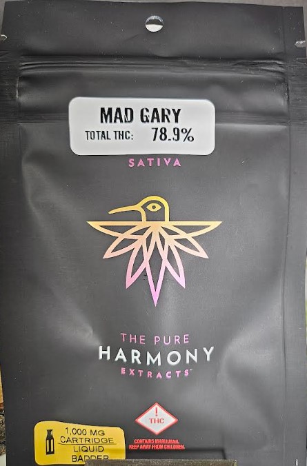 Photograph of product: Harmony - Liquid Badder - 510 Cartridge - S - Mad Gary