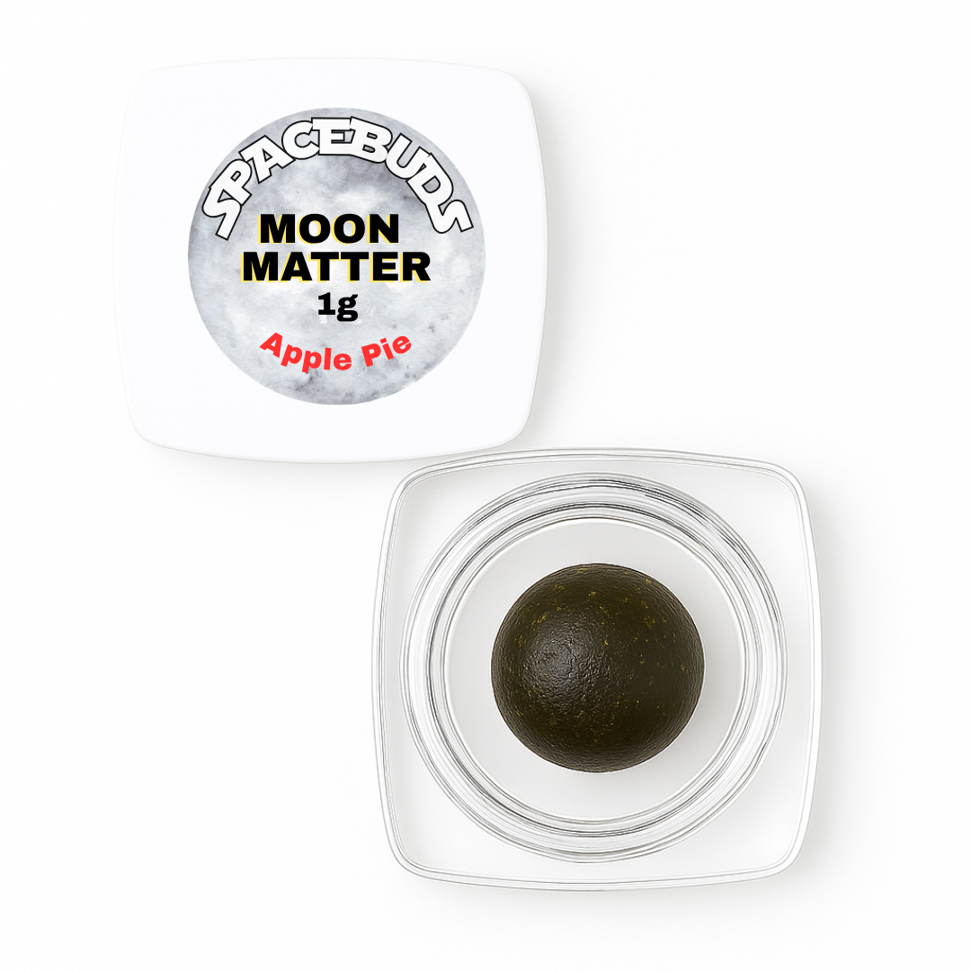 Photograph of product: Spacebuds 1g Moon Matter Apple Pie- Hybrid 58% TH-oui