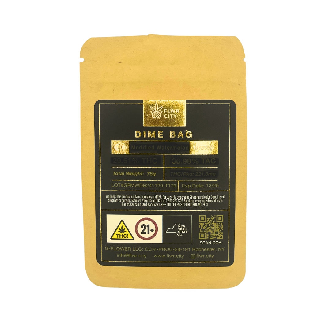 Photograph of Product: FLWR City | Peanut Butter Breath Dime Bag - .75g
