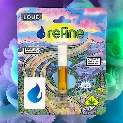 Photograph of product: Gold Runtz Loud Resin Cartridge
