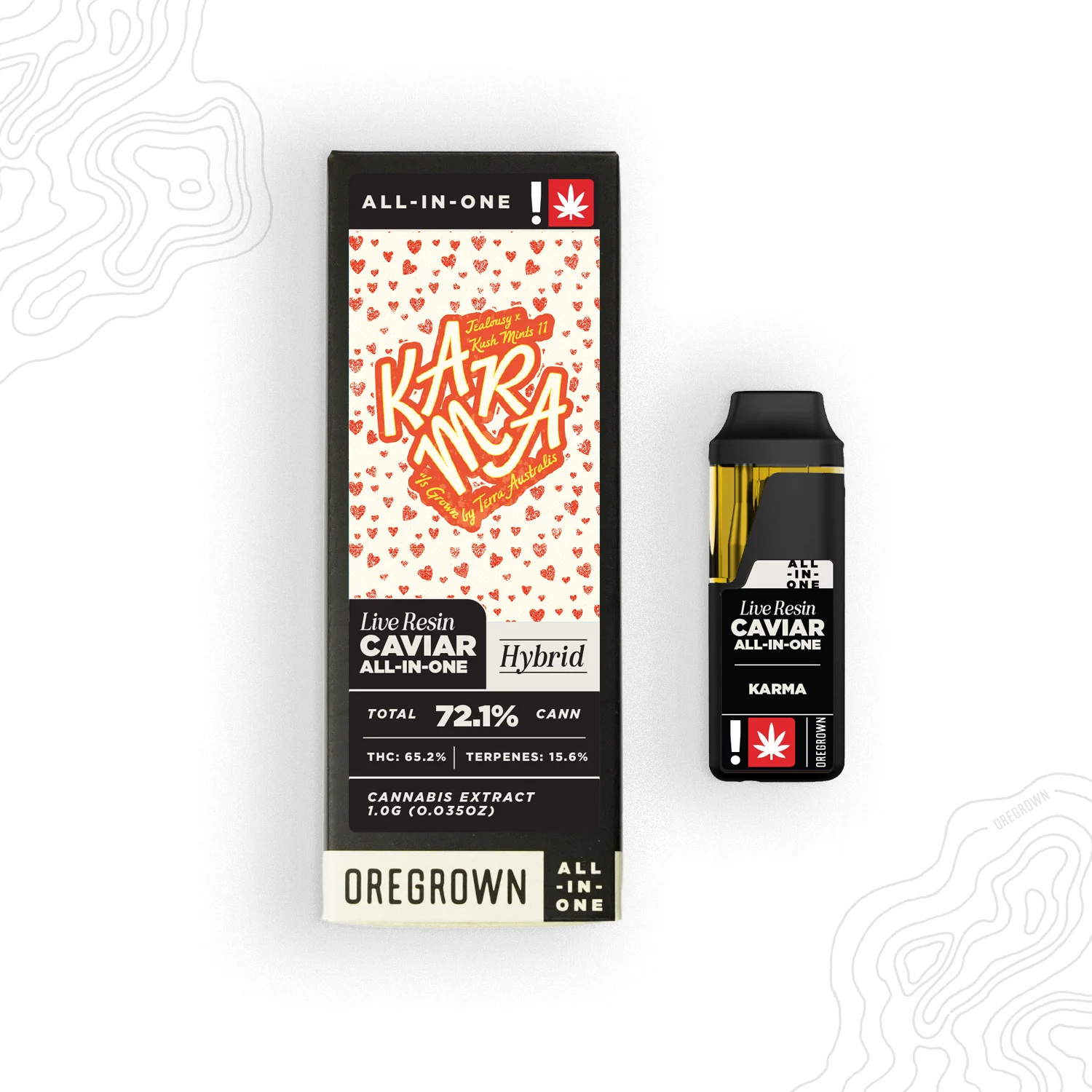 Photograph of product: Oregrown - THOROUGHBRED - Disposable Live Resin+ Cartridge - (1g) - I