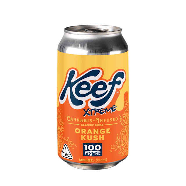 Photograph of product: Orange Kush | Xtreme 100mg Soda