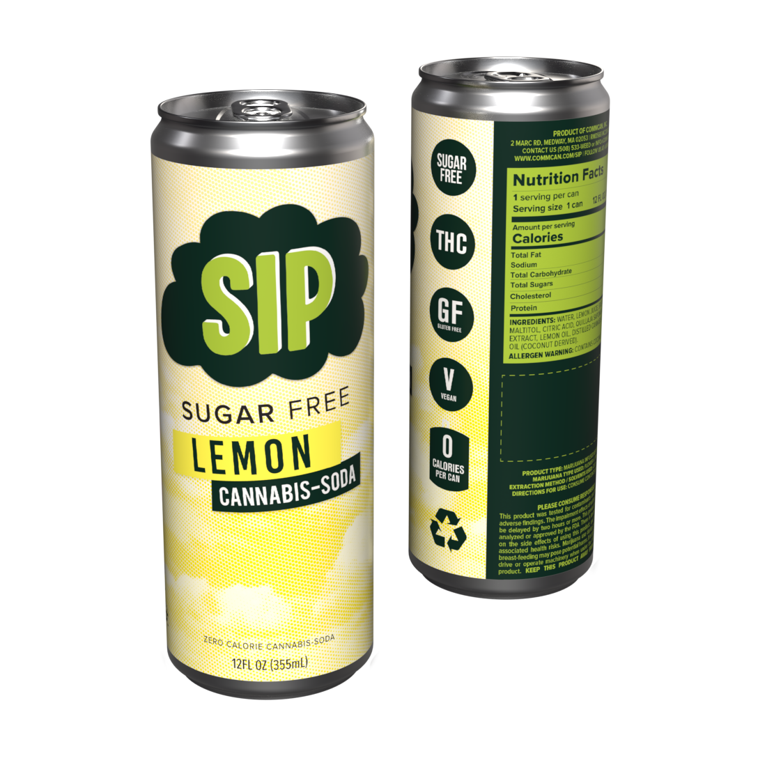 Photograph of product: Sugar-Free Lemon Soda | 5mg
