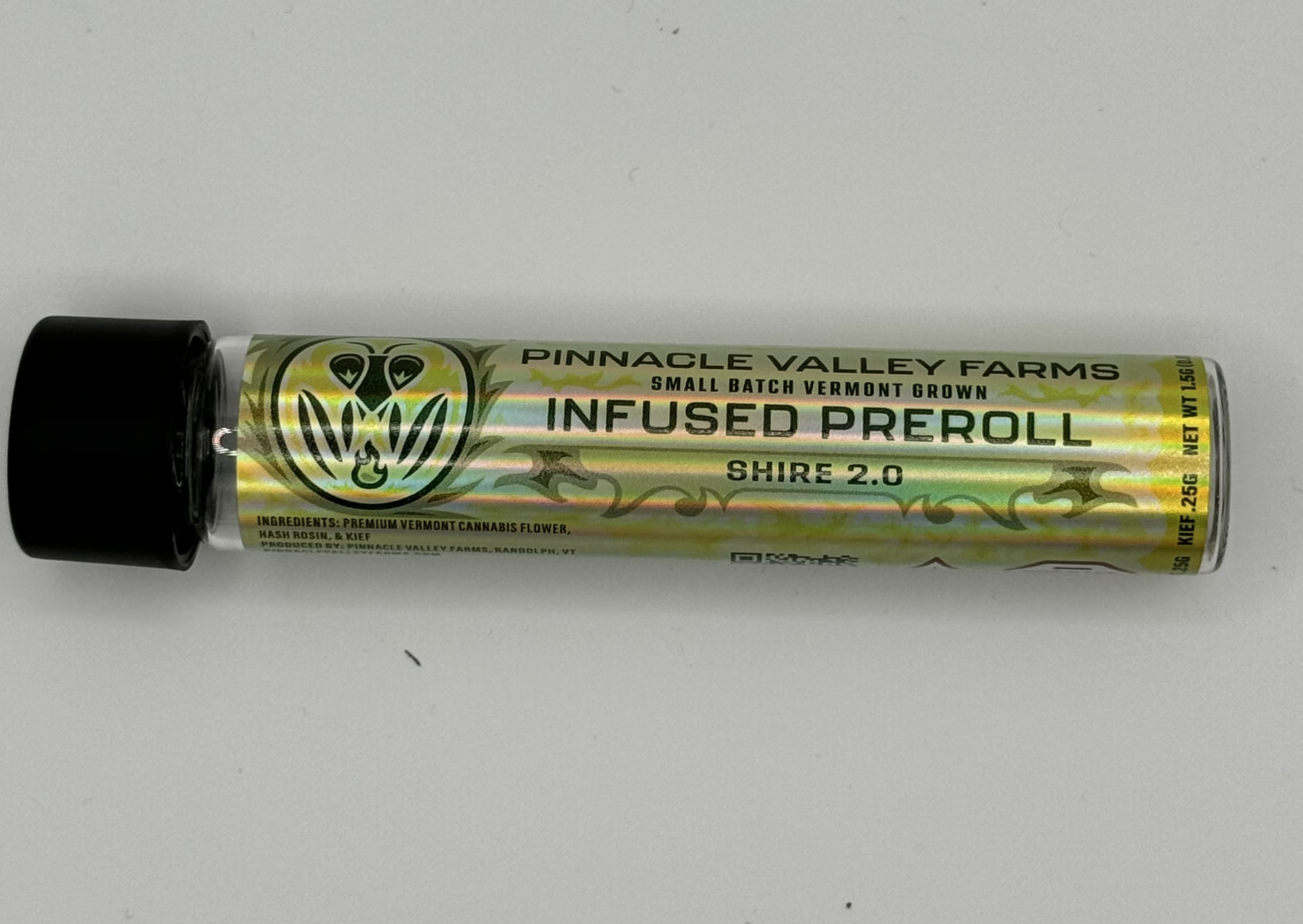 Photograph of product: Pinnacle | Shire 2.0 | Infused | 1.5G | Preroll