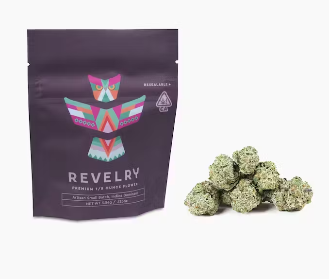 Photograph of product: Revelry Mint Sorbet Oui'd Flower 3.5g