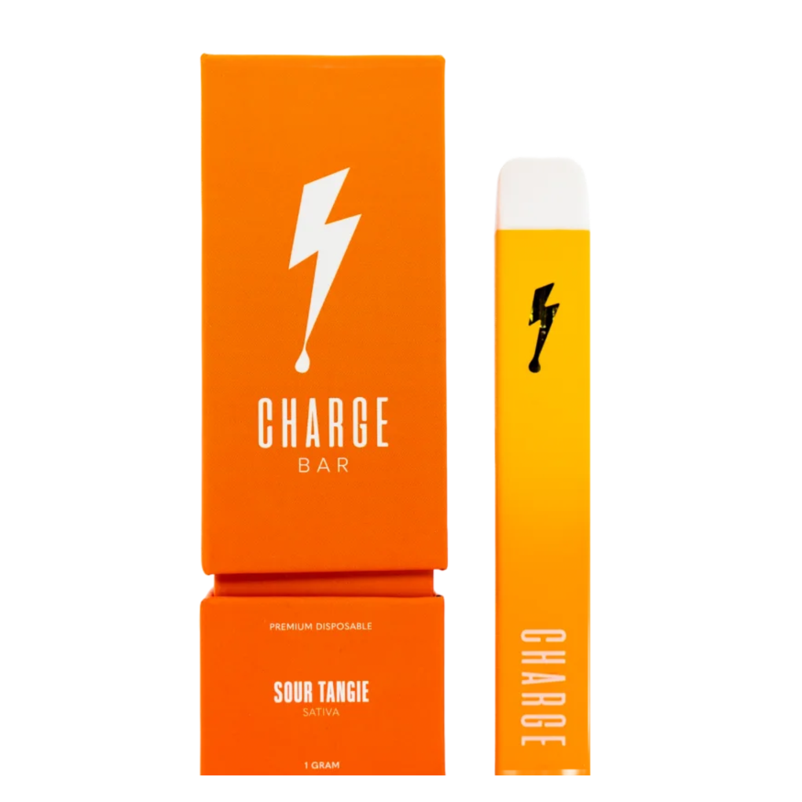 Photograph of product: 1000mg Disposable | Sour Tangie | Charge Bar