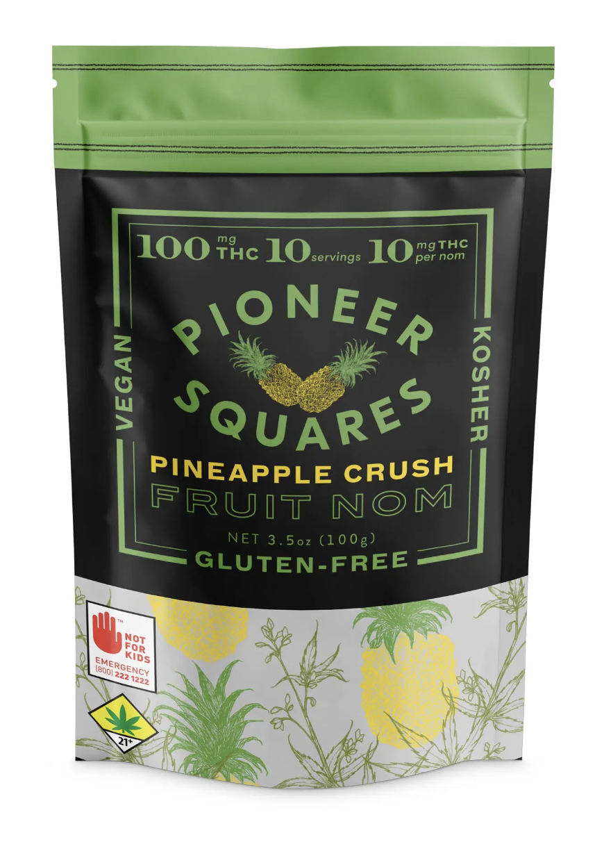 Photograph of product: Pineapple Crush Fruit Noms, 10-Pack