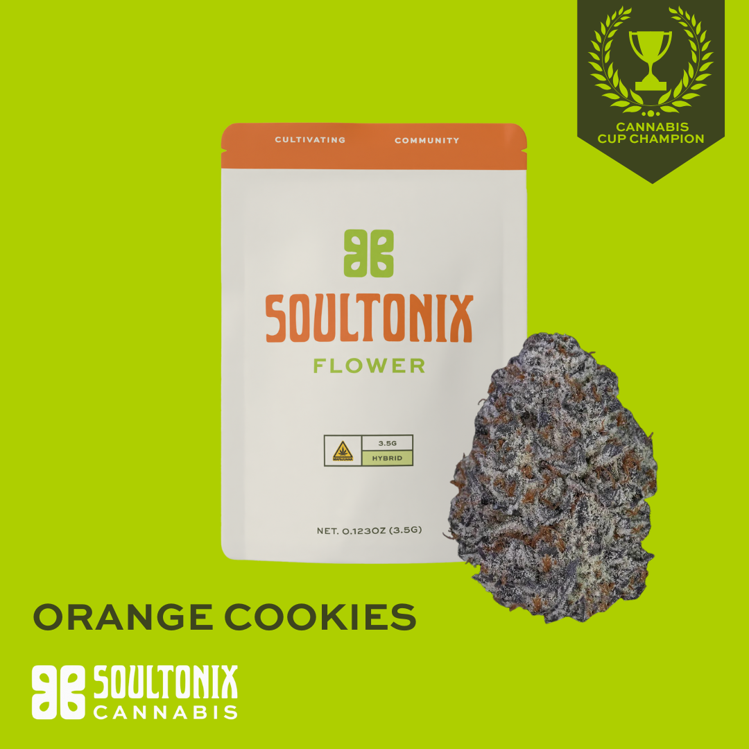 Photograph of product: Orange Cookies - (3.5) - 3.5g