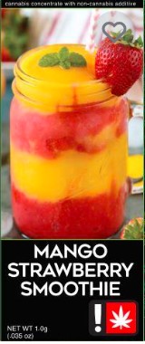 Photograph of product: Mango Strawberry Smoothie Live Resin Cartridge | 1g