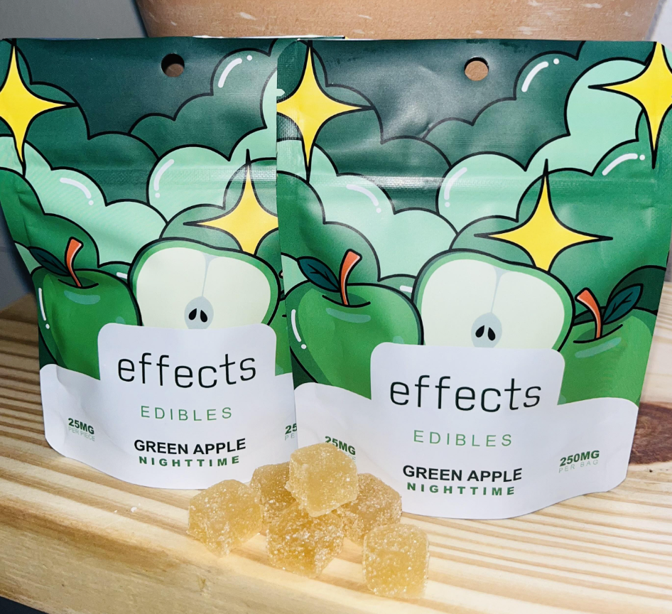 Photograph of product: Noble Labs | 250mg | Green Apple | Night-time