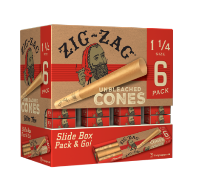 Photograph of product: Unbleached Cones King Size 3pk