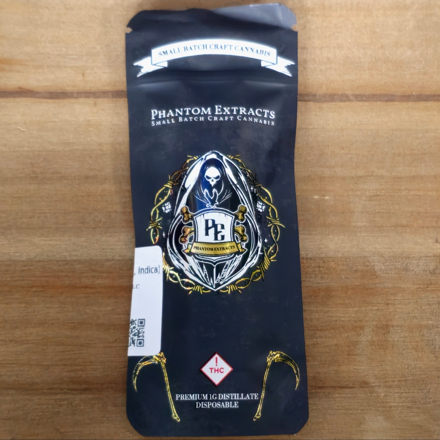 Photograph of product: Phantom Extracts - Apple Fritter Live Resin - Dispo - 5439