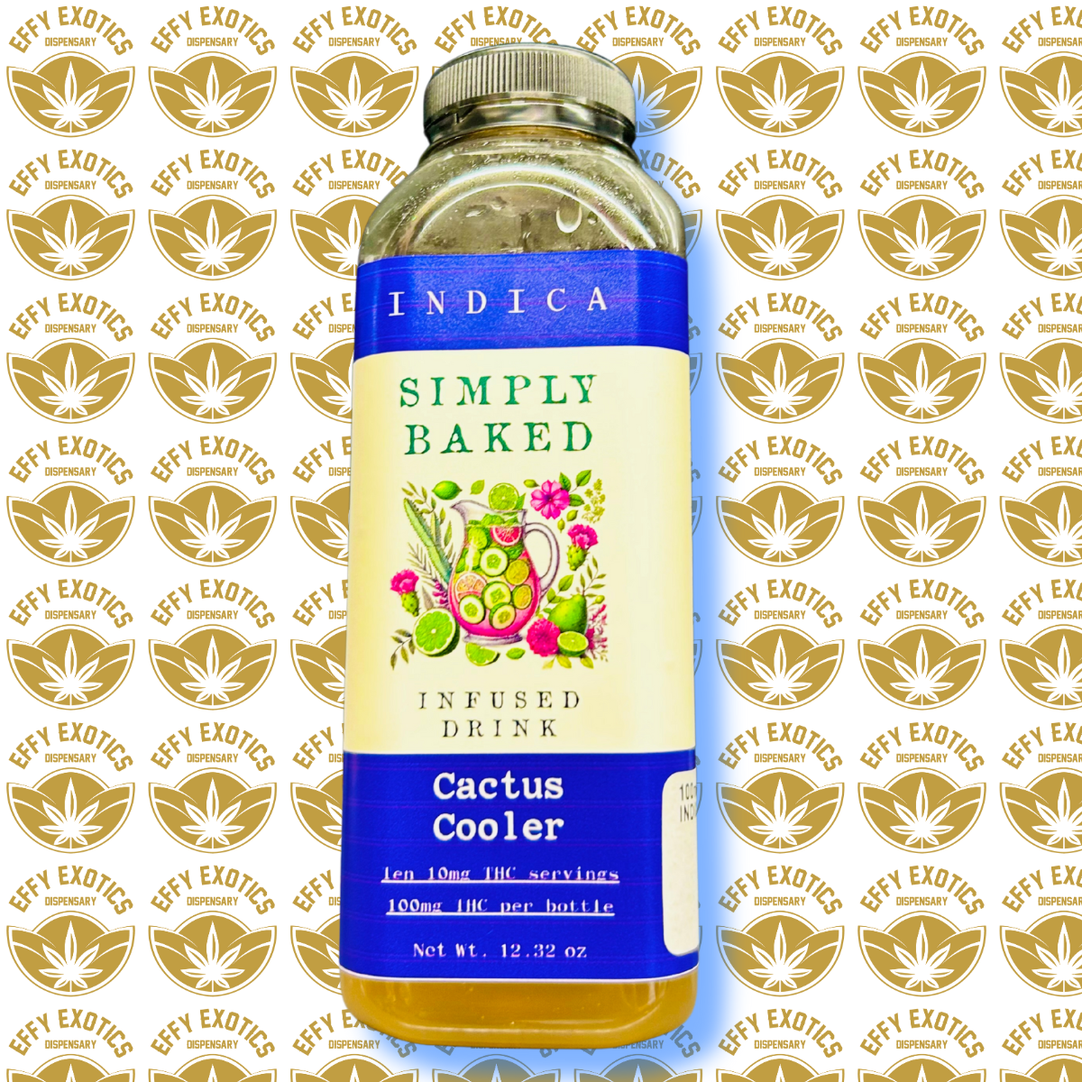 Photograph of product: 100mg Cactus Cooler Infused Drink  Oui'd