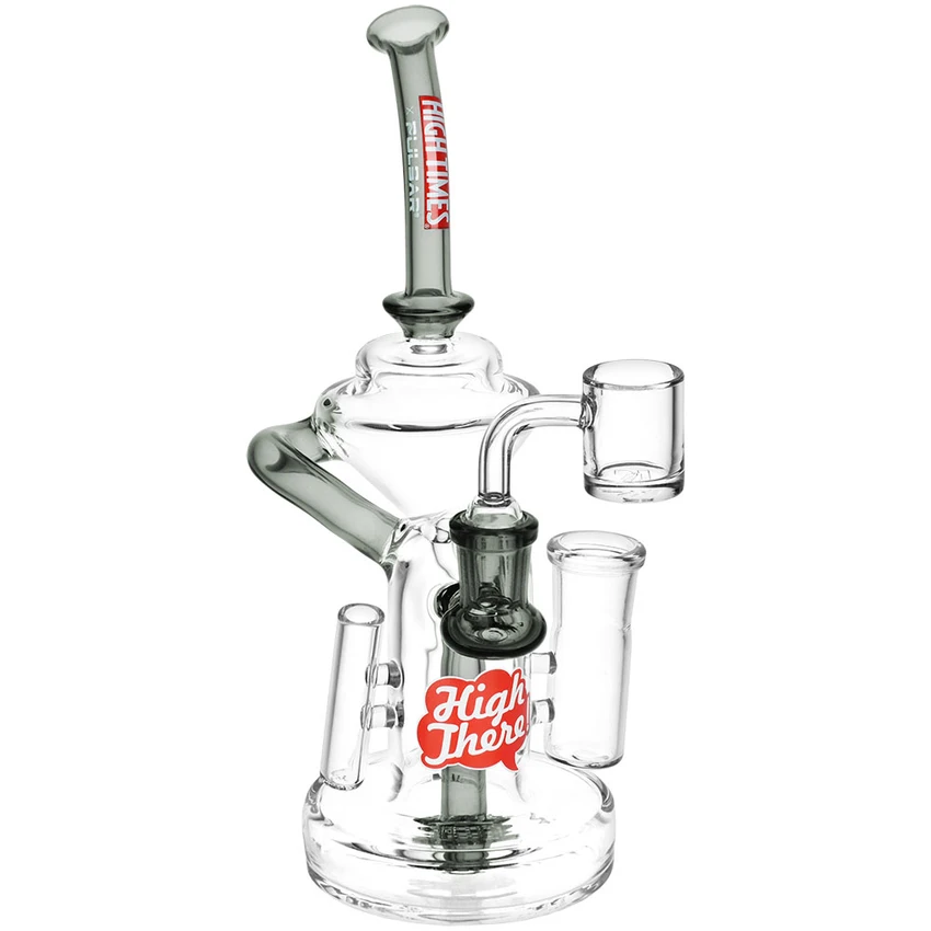 Photograph of product: High Times x Pulsar - High There! All In One Glass Dab Station - 8.25" - 14mm F