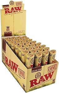 Photograph of product: RAW Organic Hemp Cones (King Size-3pk)