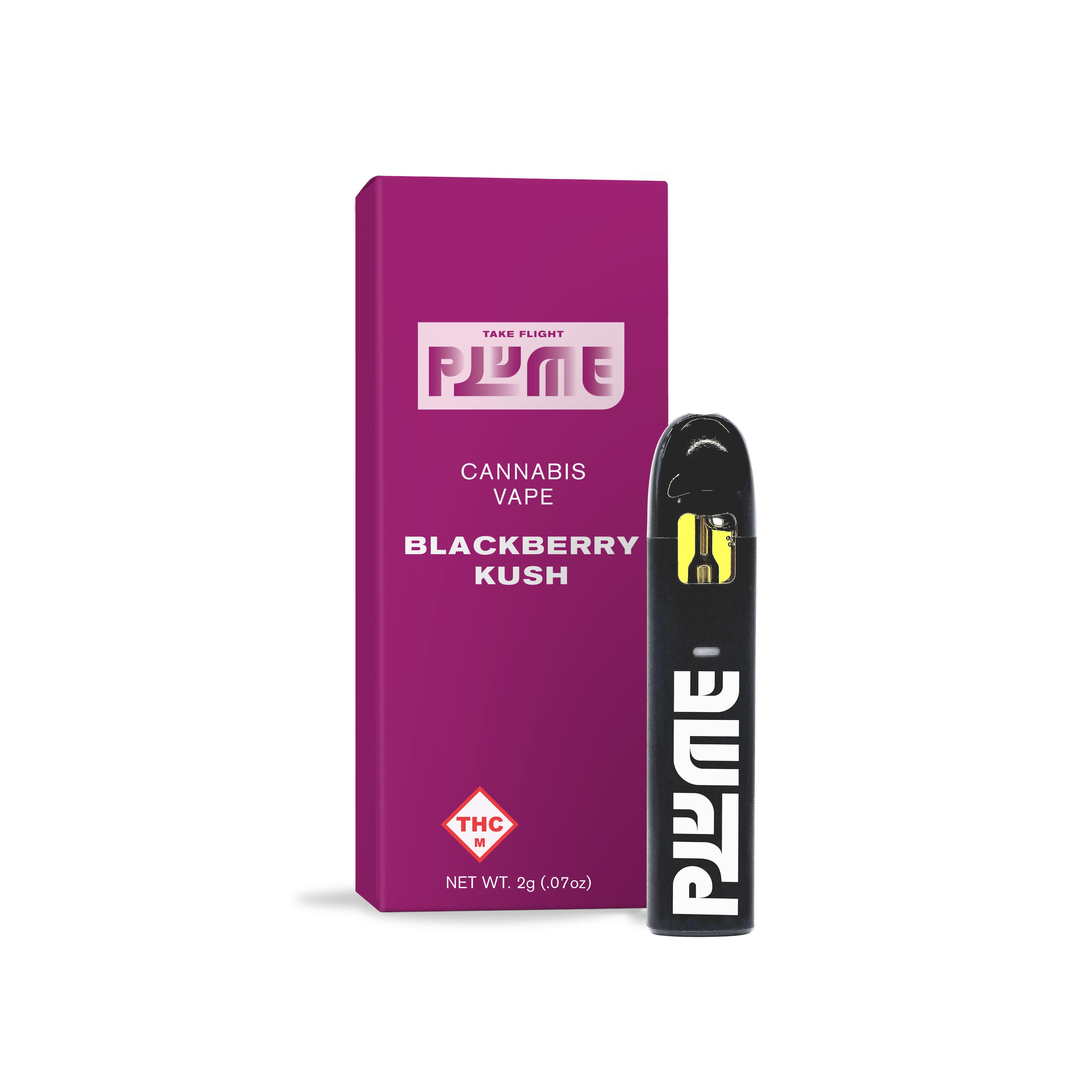 Photograph of product: Plume | Blackberry Kush Disposable