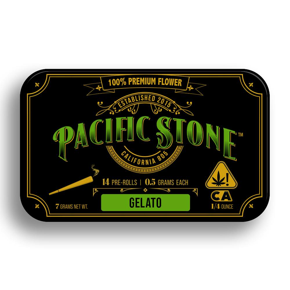 Photograph of product: Pacific Stone | Gelato Pre-Rolls (14 Pack) | 7g