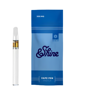 Photograph of product: &Shine | Relax | Vape Cart | Disposable .3g
