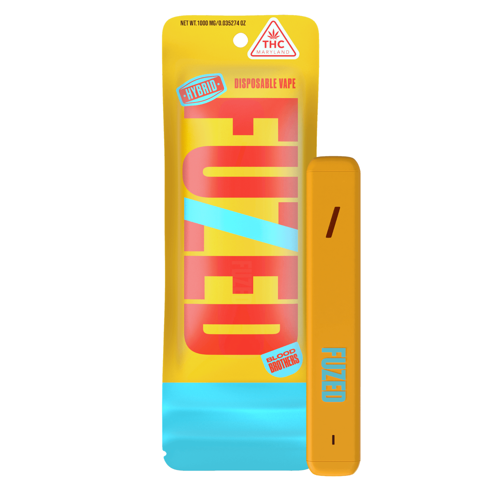 Photograph of product: Fuzed | Blood Brothers (Blood Orange) | Disposable | 1g