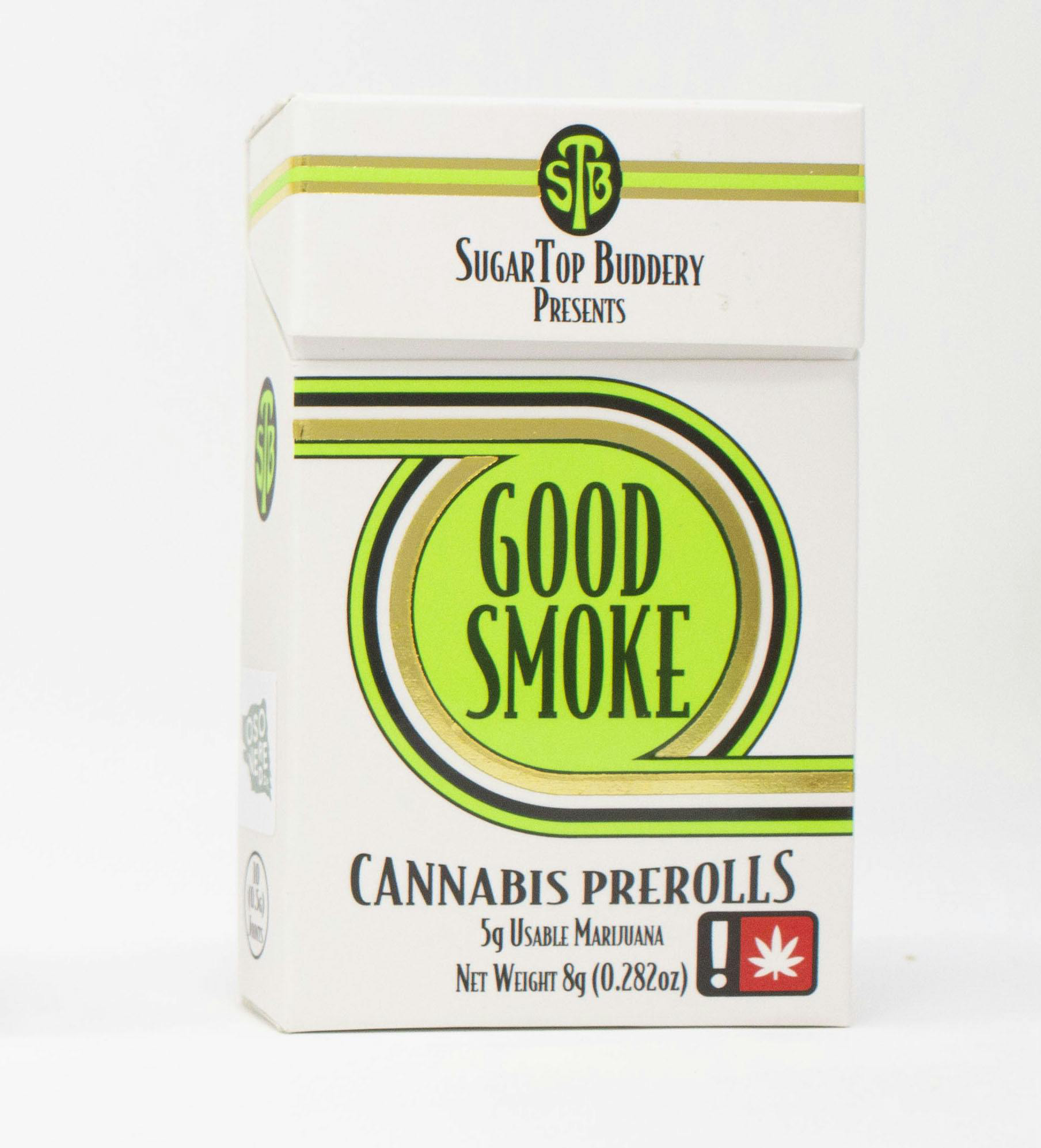 Photograph of product: Good Smoke 0.5g PLUSH MINTZ/REIGN MAN Pre Roll 10pk
