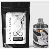 Photograph of product: PERPETUAL | LIMONCELLO & BLUE RASPBERRY AIO DUO DISPOSABLE