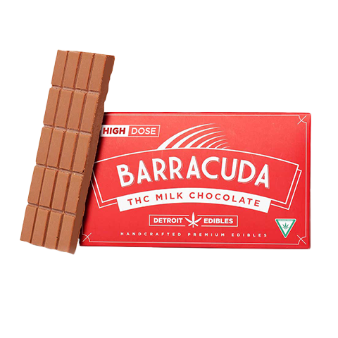 Photograph of product: Barracuda Milk Chocolate Bar (200mg TH-oui)